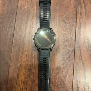 Garmin Black Smartwatch with Silicone Band Fenix 7x (51mm) Pro Sapphire Solar